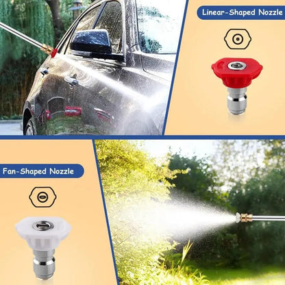 💦 Jet Nozzle Power Washer for Garden Hose - 𝐑𝐄𝐁𝐘𝐈𝐏𝐎®  8X High Pressure Cleaning
