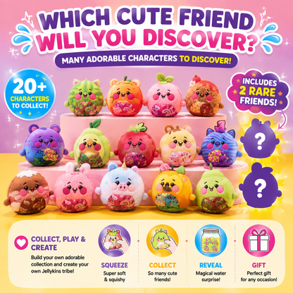 🎁 Toaimer® Magic Surprise Plush Jar 2026 – Unwrap Cute Hidden Plush Friends & Collect Them All