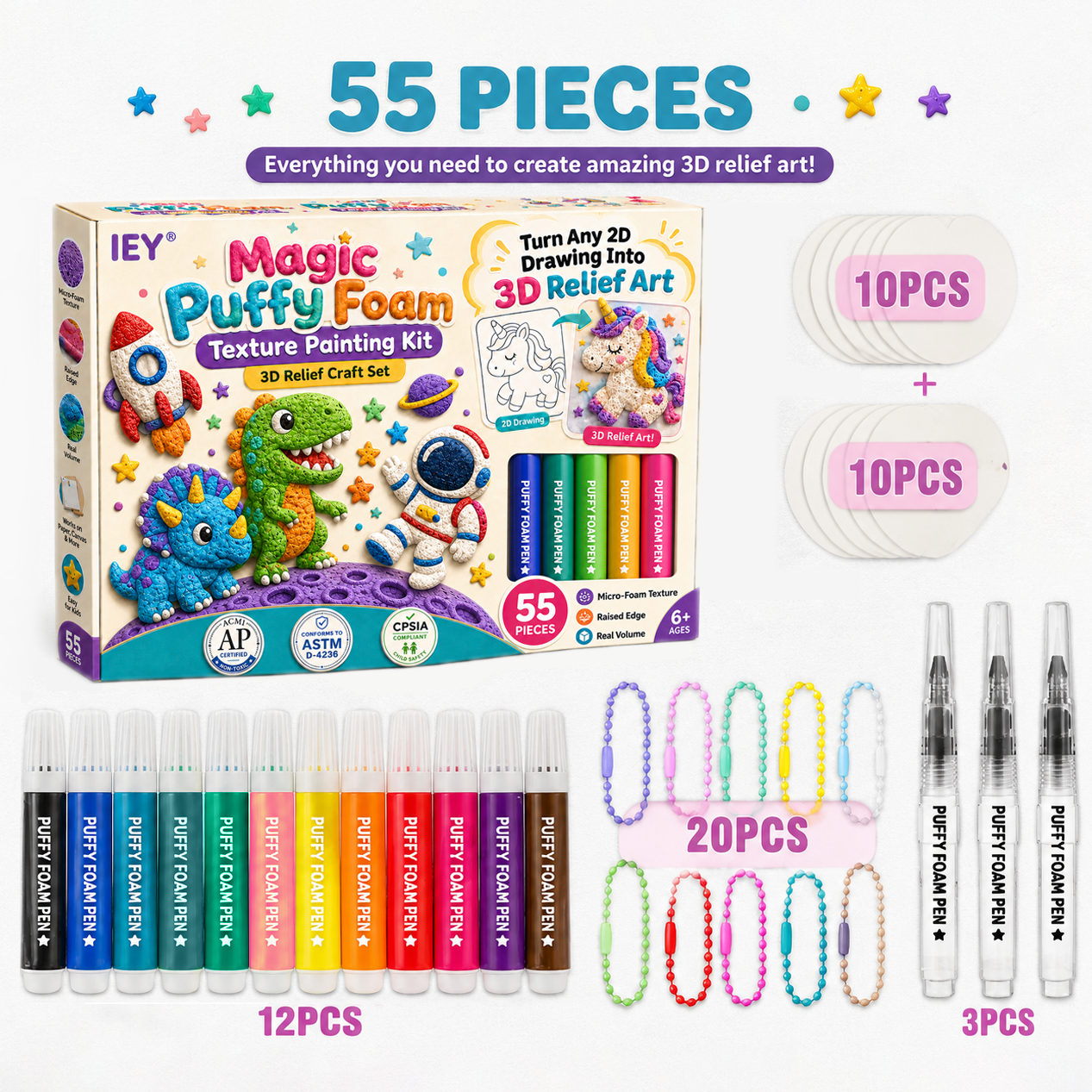 😆 Surprise！🎨 Create More 3D Masterpieces — Get 70% OFF Your 2nd IEY® 3D Relief Art Pen