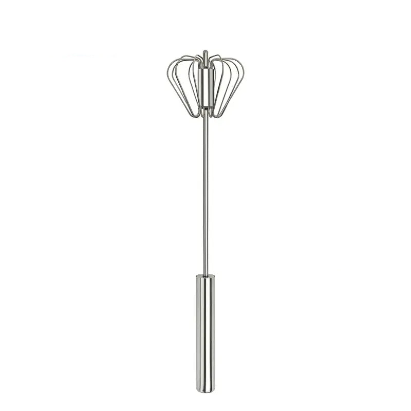 🥄✨ BVJ® Stainless Steel Hand-Push Rotary Whisk – Fast, Effortless Mixing in Seconds