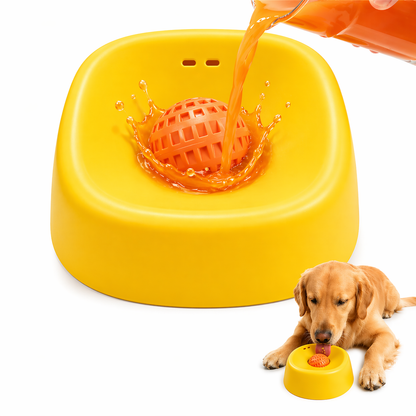 𝗥𝗘𝗕𝗬𝗜𝗣𝗢®🔥Slow Feeder Dog Bowl with Rolling Ball-Suitable for large, medium, and small dogs.🐕‍🦺