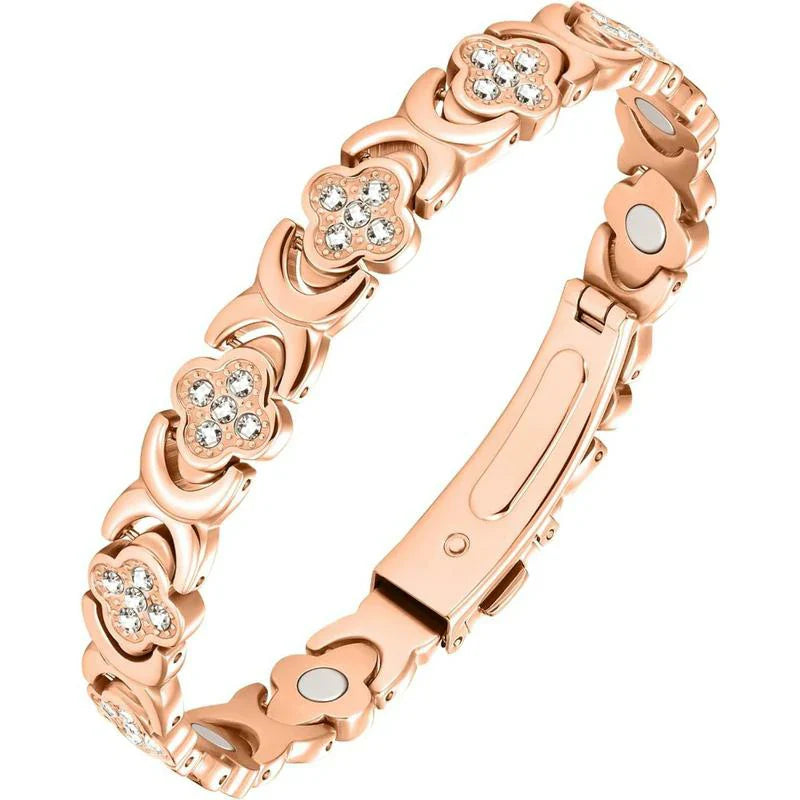 Four-leaf clover bracelet