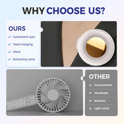 ✨𝐁𝐕𝐉® 𝟐𝟎𝟐𝟔 𝐍𝐞𝐰 𝐏𝐨𝐫𝐭𝐚𝐛𝐥𝐞 𝐂𝐥𝐢𝐩-𝐎𝐧 𝐅𝐚𝐧🥵🔥 — Wearable for Outdoors, Travel, and Office Use🏃
