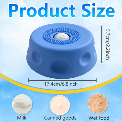 𝗥𝗘𝗕𝗬𝗜𝗣𝗢®🔥Slow Feeder Dog Bowl with Rolling Ball-Suitable for large, medium, and small dogs.🐕‍🦺