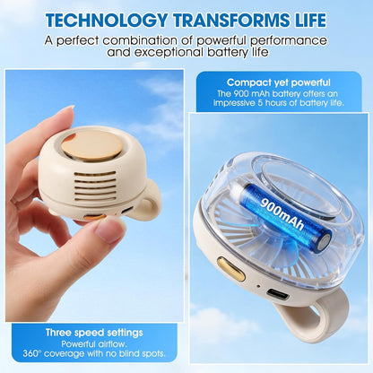✨𝐁𝐕𝐉® 𝟐𝟎𝟐𝟔 𝐍𝐞𝐰 𝐏𝐨𝐫𝐭𝐚𝐛𝐥𝐞 𝐂𝐥𝐢𝐩-𝐎𝐧 𝐅𝐚𝐧🥵🔥 — Wearable for Outdoors, Travel, and Office Use🏃
