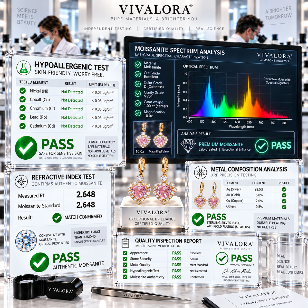 😆 Surprise！Add Another VIVALORA® Celestia Heart Earrings & Save 90% 💖✨
