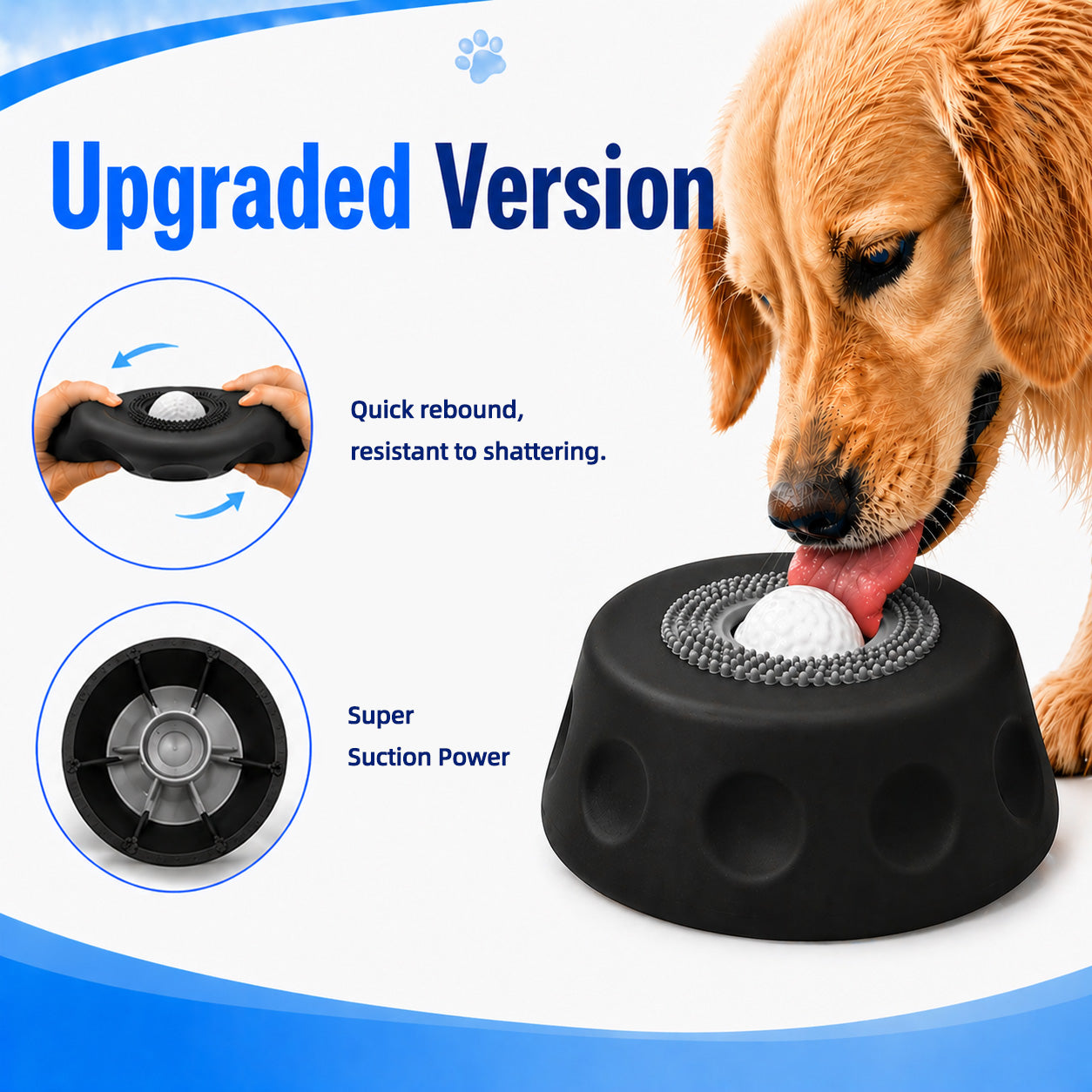🎉 Congratulations! Add another 𝗥𝗘𝗕𝗬𝗜𝗣𝗢® Slow Feeder Dog Bowl and get 30% OFF your second item! 🐕‍🦺🔥