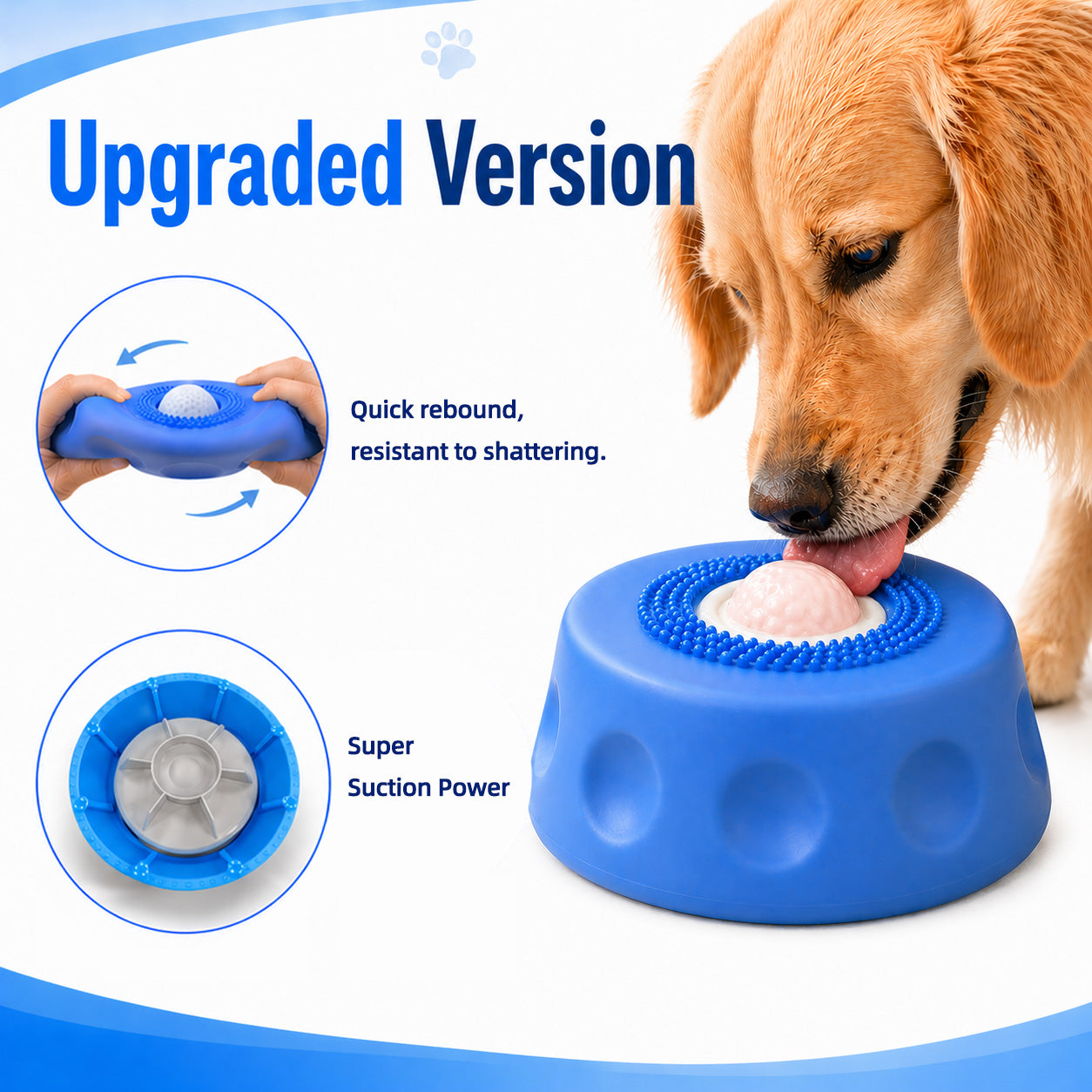 𝗥𝗘𝗕𝗬𝗜𝗣𝗢®🔥Slow Feeder Dog Bowl with Rolling Ball-Suitable for large, medium, and small dogs.🐕‍🦺