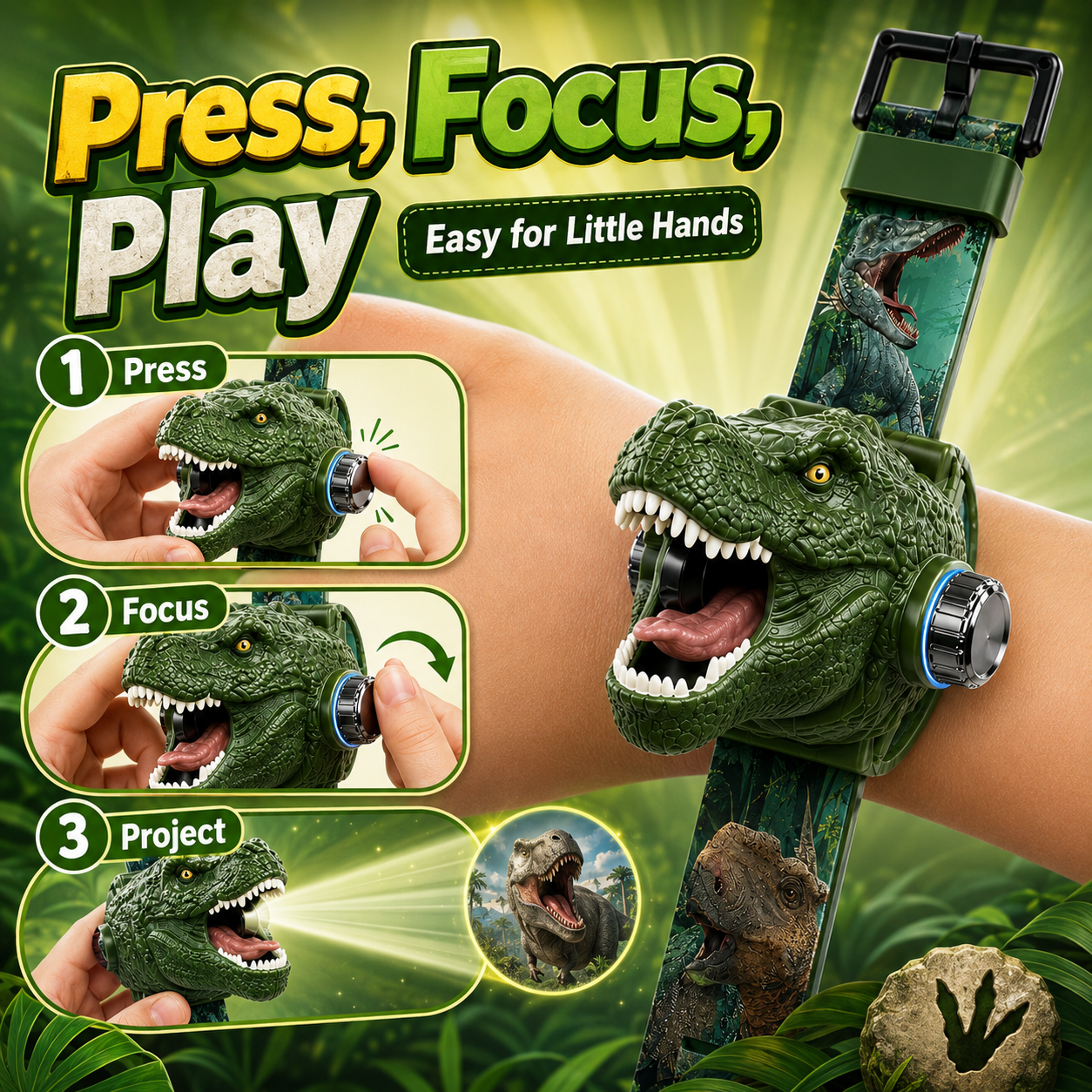 🦖 𝐓𝐨𝐚𝐢𝐦𝐞𝐫® 𝟑𝐃 𝐃𝐢𝐧𝐨𝐬𝐚𝐮𝐫 𝐏𝐫𝐨𝐣𝐞𝐜𝐭𝐢𝐨𝐧 𝐖𝐚𝐭𝐜𝐡 – 𝐑𝐞𝐚𝐥𝐢𝐬𝐭𝐢𝐜 𝐓-𝐑𝐞𝐱 𝐃𝐞𝐬𝐢𝐠𝐧 & 𝐒𝐨𝐟𝐭 𝐊𝐢𝐝𝐬 𝐒𝐭𝐫𝐚𝐩 | 𝐀𝐠𝐞𝐬 𝟑+