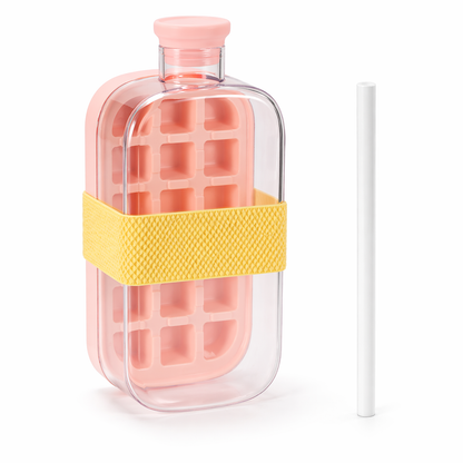 🔥BVJ® 2-in-1 Contactless Ice Cube Tray & Water Bottle🧊