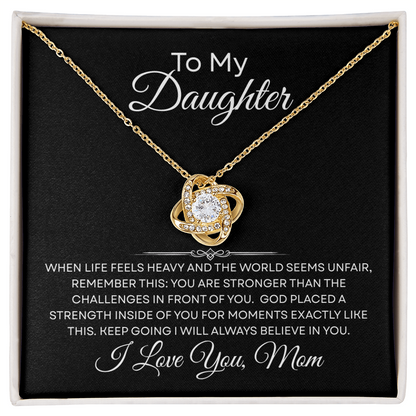 🎉 Congratulations! Add another “To My Daughter — God Placed a Strength in You” Necklace and get 30% OFF your second item! 💖✨