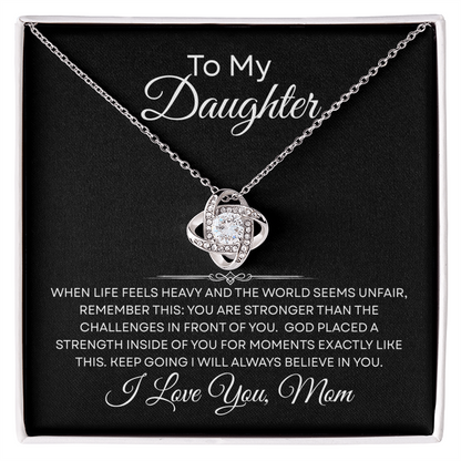 🎉 Congratulations! Add another “To My Daughter — God Placed a Strength in You” Necklace and get 30% OFF your second item! 💖✨