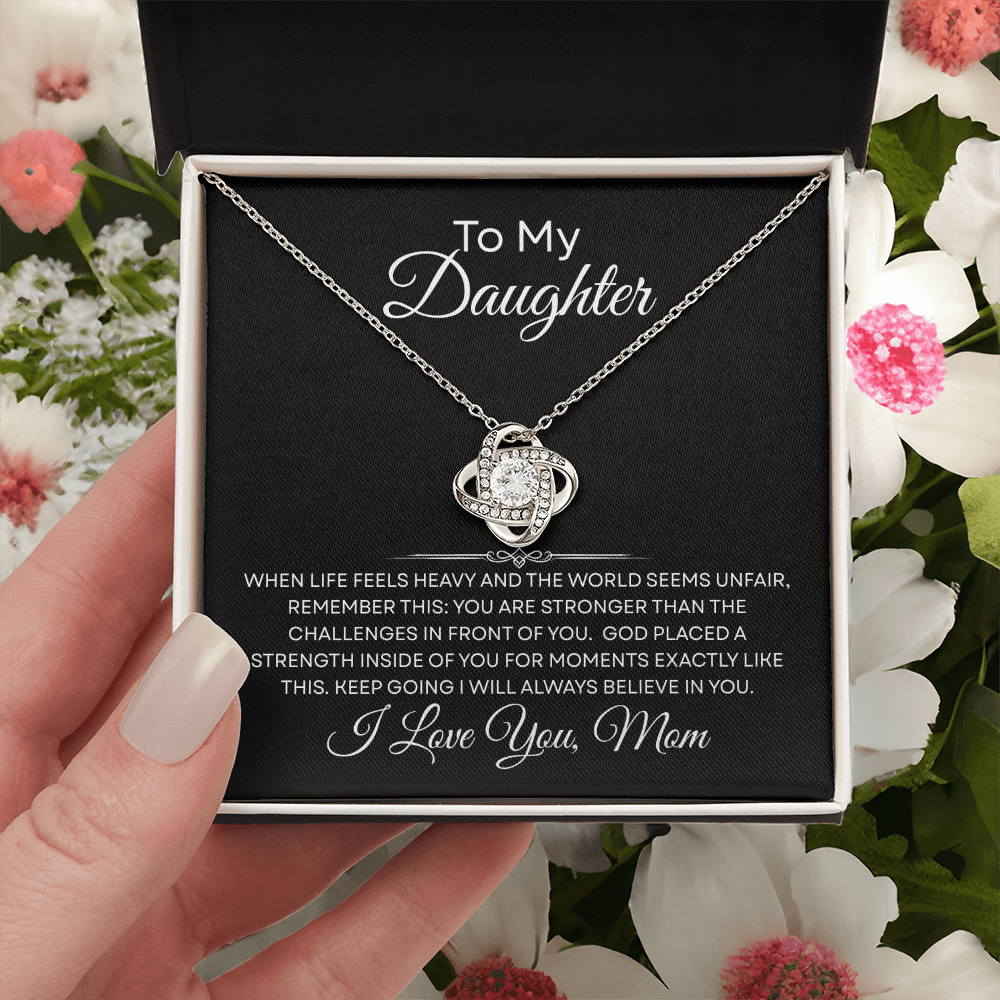🎉 Congratulations! Add another “To My Daughter — God Placed a Strength in You” Necklace and get 30% OFF your second item! 💖✨