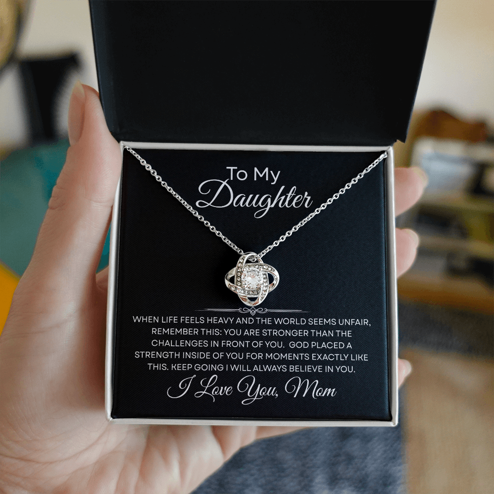 🎉 Congratulations! Add another “To My Daughter — God Placed a Strength in You” Necklace and get 30% OFF your second item! 💖✨