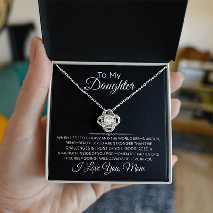 🎉 Congratulations! Add another “To My Daughter — God Placed a Strength in You” Necklace and get 30% OFF your second item! 💖✨