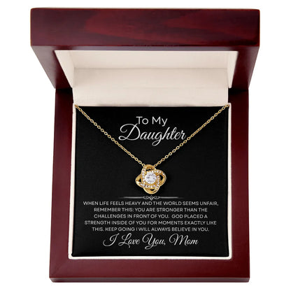 🎉 Congratulations! Add another “To My Daughter — God Placed a Strength in You” Necklace and get 30% OFF your second item! 💖✨