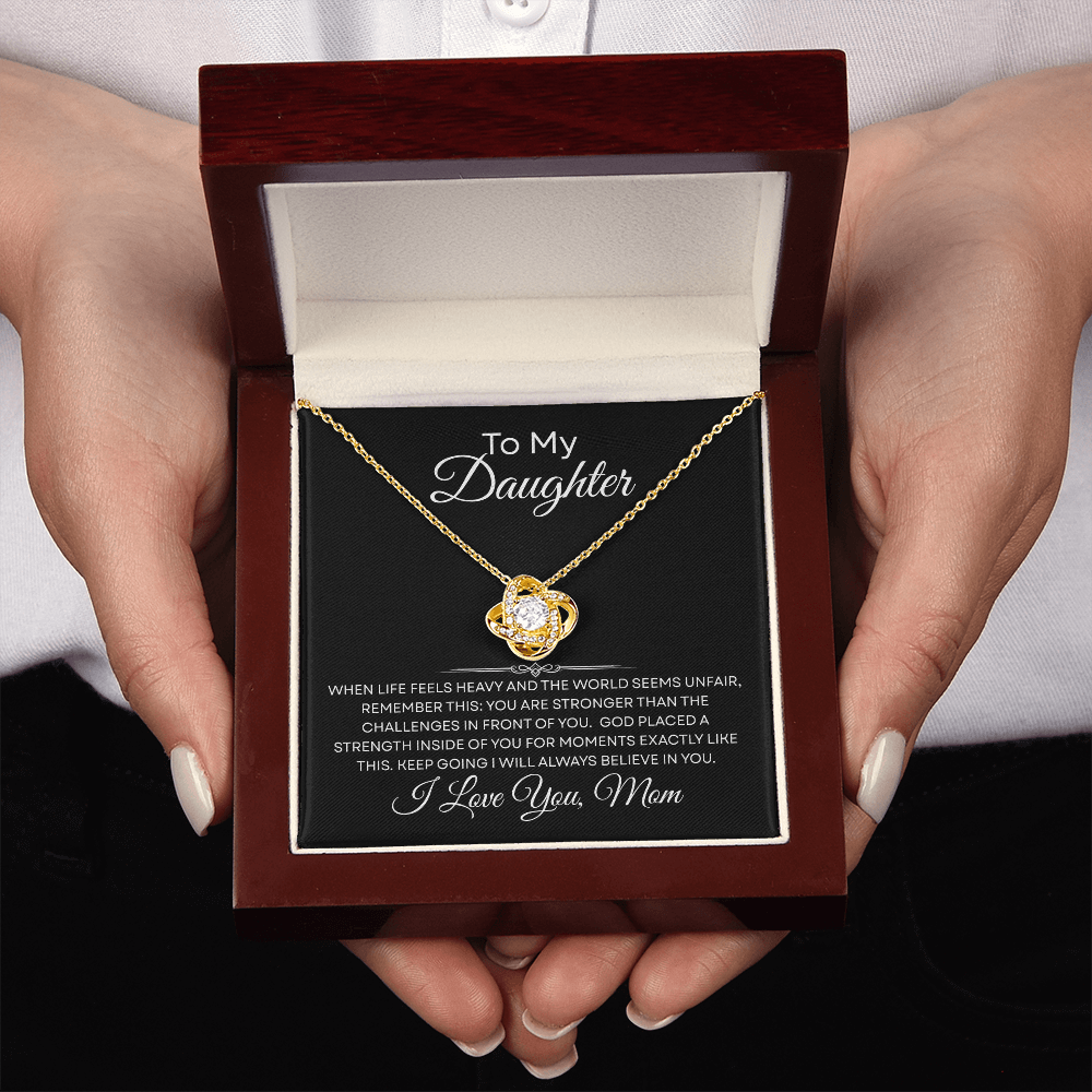 🎉 Congratulations! Add another “To My Daughter — God Placed a Strength in You” Necklace and get 30% OFF your second item! 💖✨