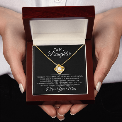 🎉 Congratulations! Add another “To My Daughter — God Placed a Strength in You” Necklace and get 30% OFF your second item! 💖✨