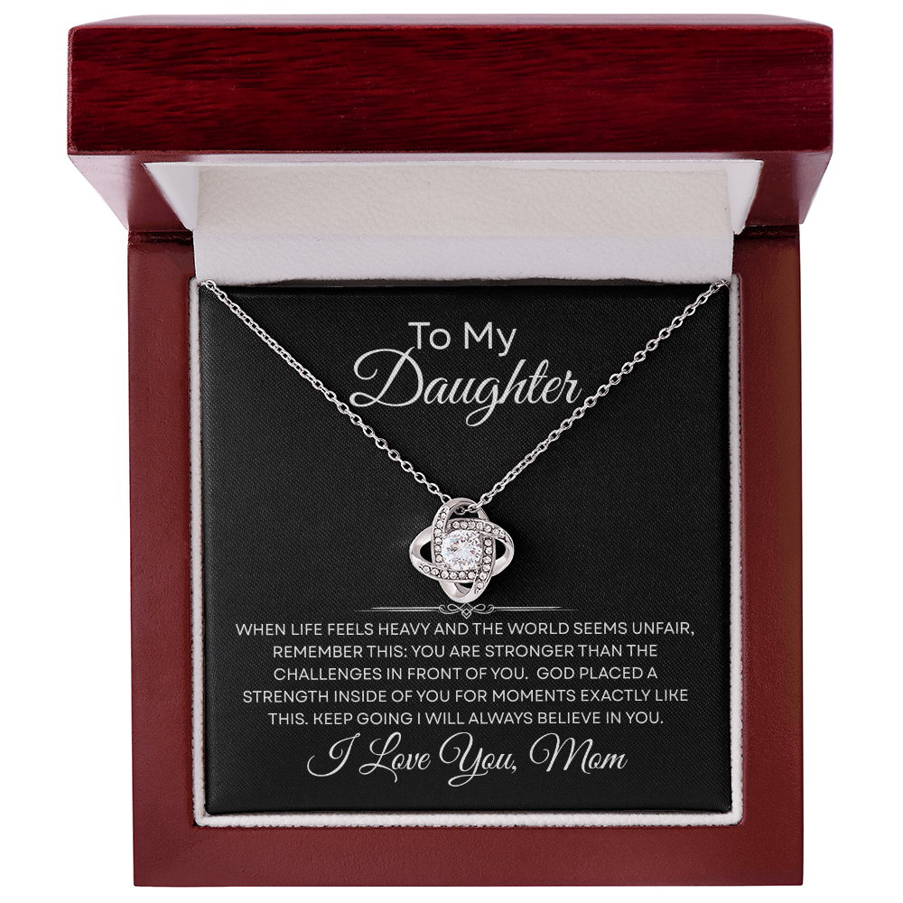 🎉 Congratulations! Add another “To My Daughter — God Placed a Strength in You” Necklace and get 30% OFF your second item! 💖✨