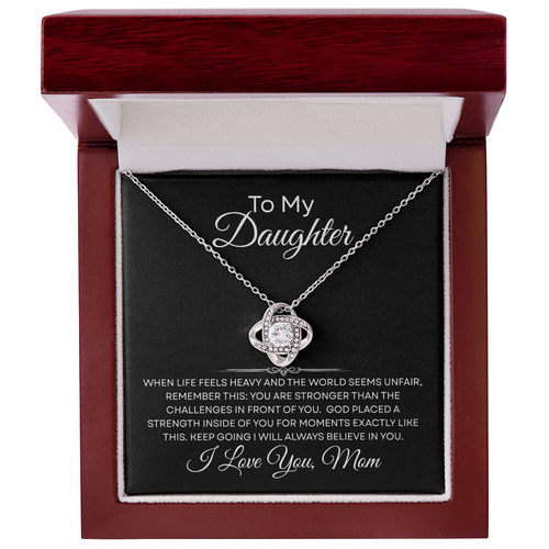 🎉 Congratulations! Add another “To My Daughter — God Placed a Strength in You” Necklace and get 30% OFF your second item! 💖✨