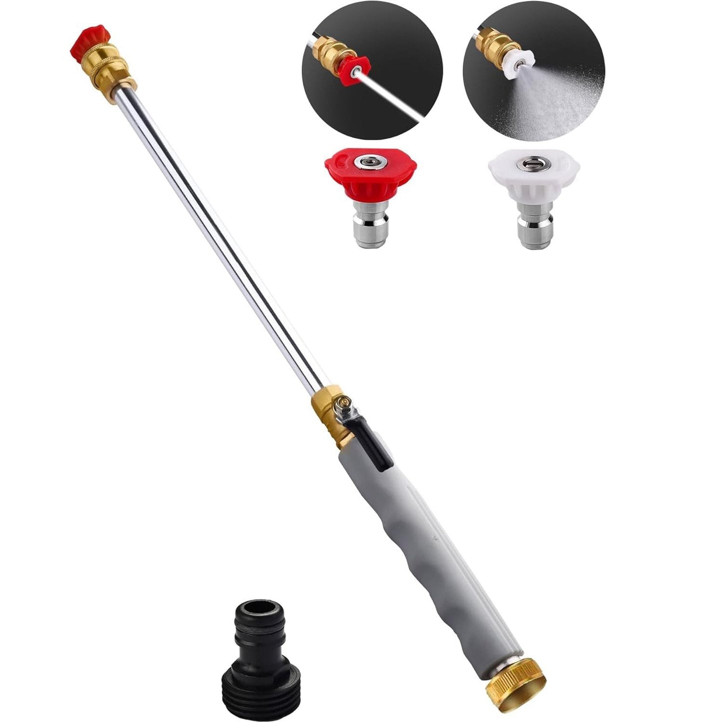 💦 Jet Nozzle Power Washer for Garden Hose - 𝐑𝐄𝐁𝐘𝐈𝐏𝐎®  8X High Pressure Cleaning