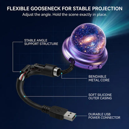 ✨ IEY® Galaxy Night Light Projector – Transform Any Room into a Dreamy Starry Sky