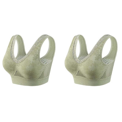 ⏰ Last Day $12/PCS | 💖 Buy 1 Get 1 FREE 🎁 LUCKYSONG® Women’s High-Support Pure Cotton Comfort Bra