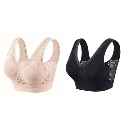 ⏰ Last Day $12/PCS | 💖 Buy 1 Get 1 FREE 🎁 LUCKYSONG® Women’s High-Support Pure Cotton Comfort Bra