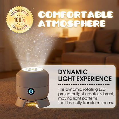 🔥HOT SALE 2026🥳Over 80,000 sold! 💞𝐁𝐕𝐉® Rotating LED Projector with Dynamic Lighting Effect