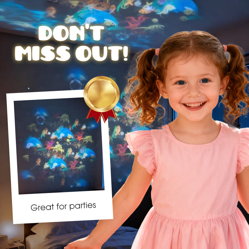 🔥HOT SALE 2026🥳Over 80,000 sold! 💞𝐁𝐕𝐉® Rotating LED Projector with Dynamic Lighting Effect