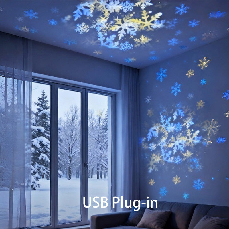 🔥HOT SALE 2026🥳Over 80,000 sold! 💞𝐁𝐕𝐉® Rotating LED Projector with Dynamic Lighting Effect
