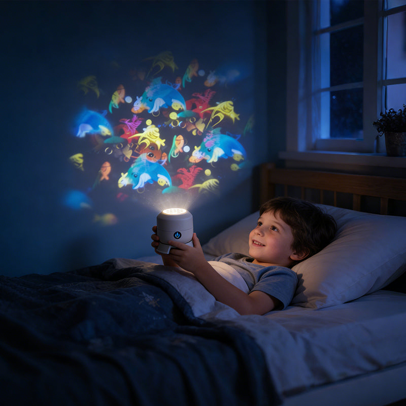 🔥HOT SALE 2026🥳Over 80,000 sold! 💞𝐁𝐕𝐉® Rotating LED Projector with Dynamic Lighting Effect