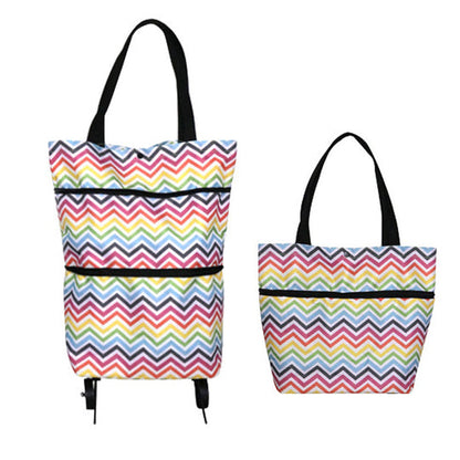 🔥 HOT SALE 50% OFF | LUCKYSONG® Foldable 2-in-1 Shopping Bag – Compact, Expandable & Reusable for Everyday Carry