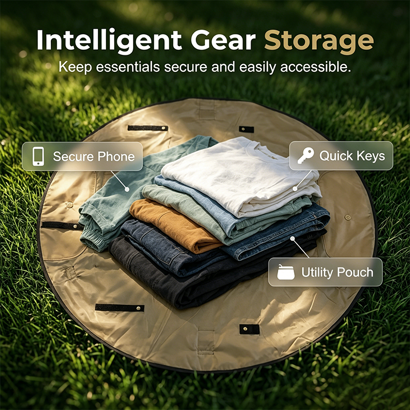 🧺 EdiJonah® 2-in-1 Convertible Picnic Mat Tote Bag – Large Capacity Outdoor Blanket & Travel Carry Bag