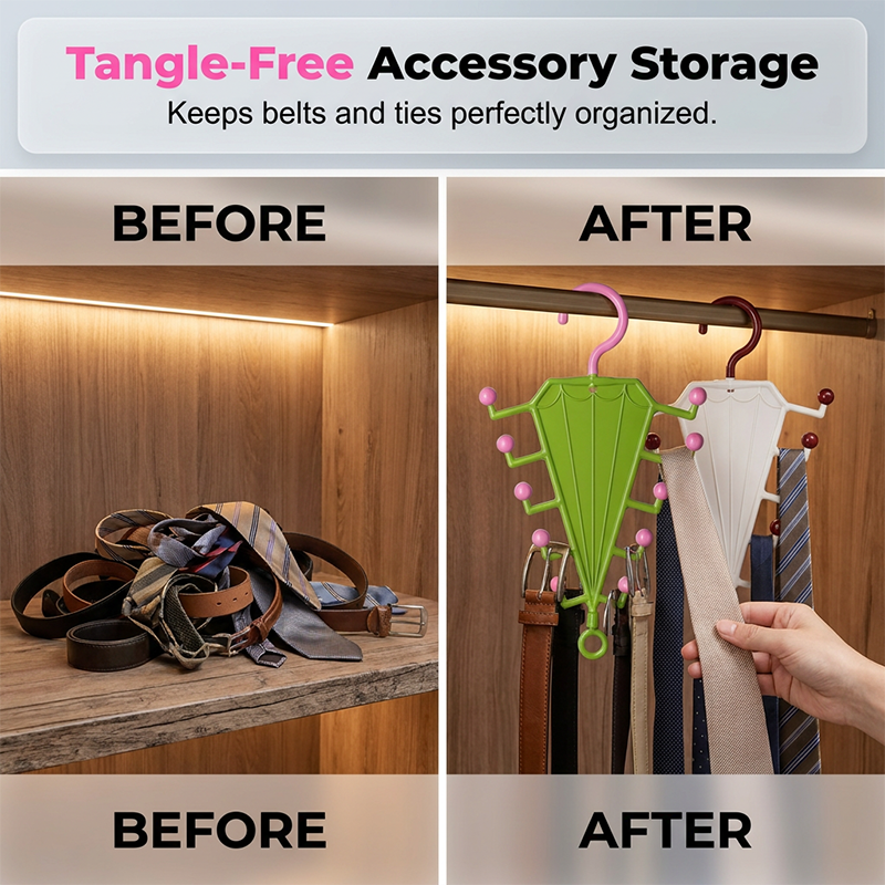 🧺 SVOZK® V-Shaped Double-Sided Clothes Hanger Organizer – Maximize Closet Space