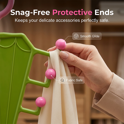 🧺 SVOZK® V-Shaped Double-Sided Clothes Hanger Organizer – Maximize Closet Space