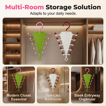 🧺 SVOZK® V-Shaped Double-Sided Clothes Hanger Organizer – Maximize Closet Space