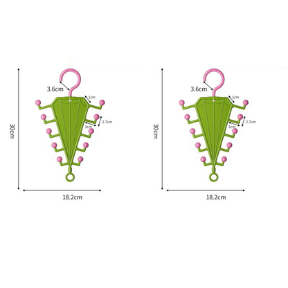 🧺 SVOZK® V-Shaped Double-Sided Clothes Hanger Organizer – Maximize Closet Space