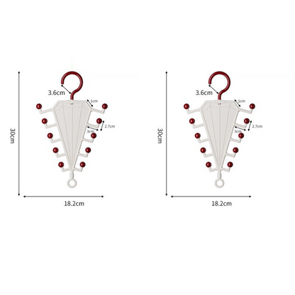 🧺 SVOZK® V-Shaped Double-Sided Clothes Hanger Organizer – Maximize Closet Space