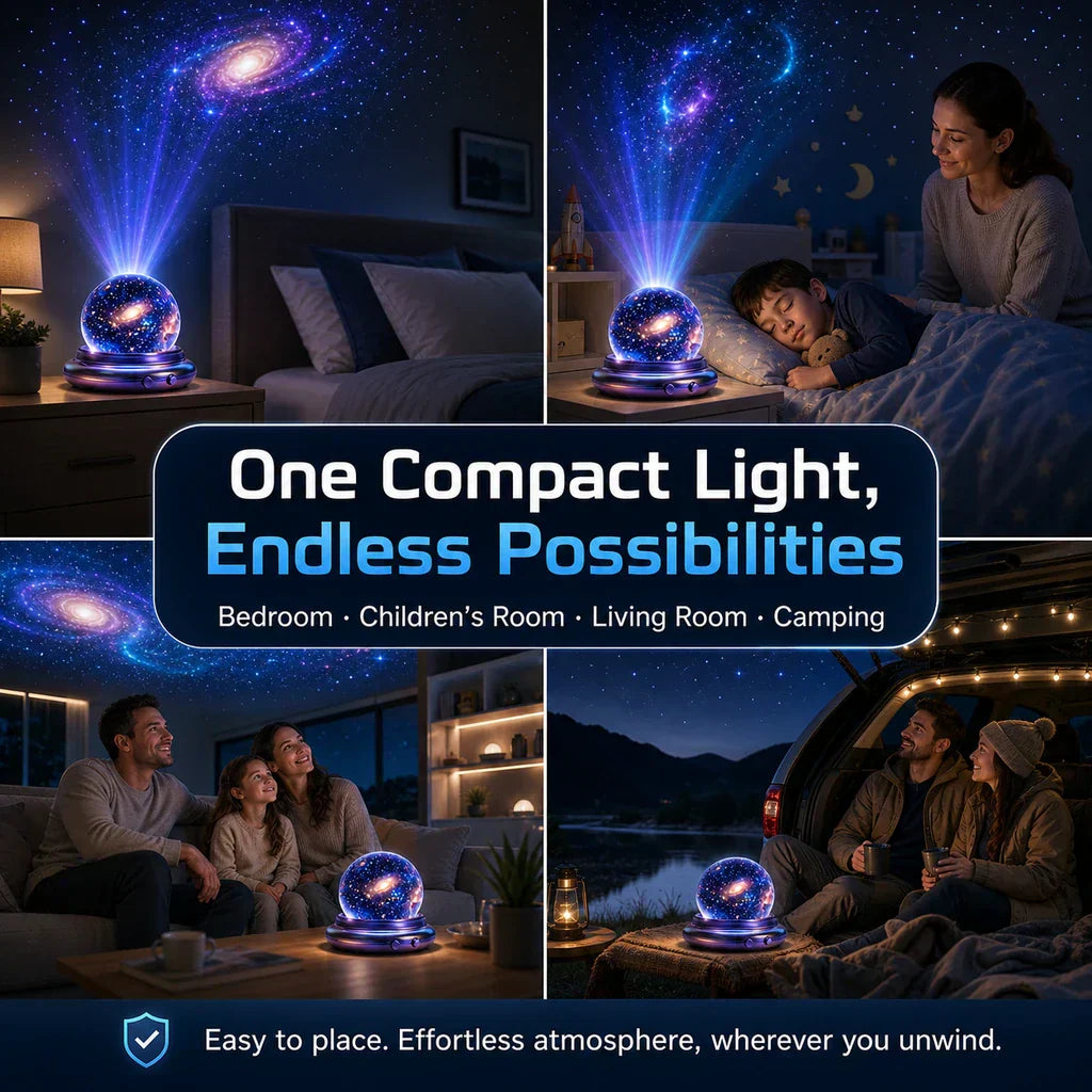 ✨ IEY® Galaxy Night Light Projector – Transform Any Room into a Dreamy Starry Sky