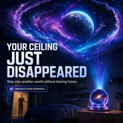 ✨ IEY® Galaxy Night Light Projector – Transform Any Room into a Dreamy Starry Sky